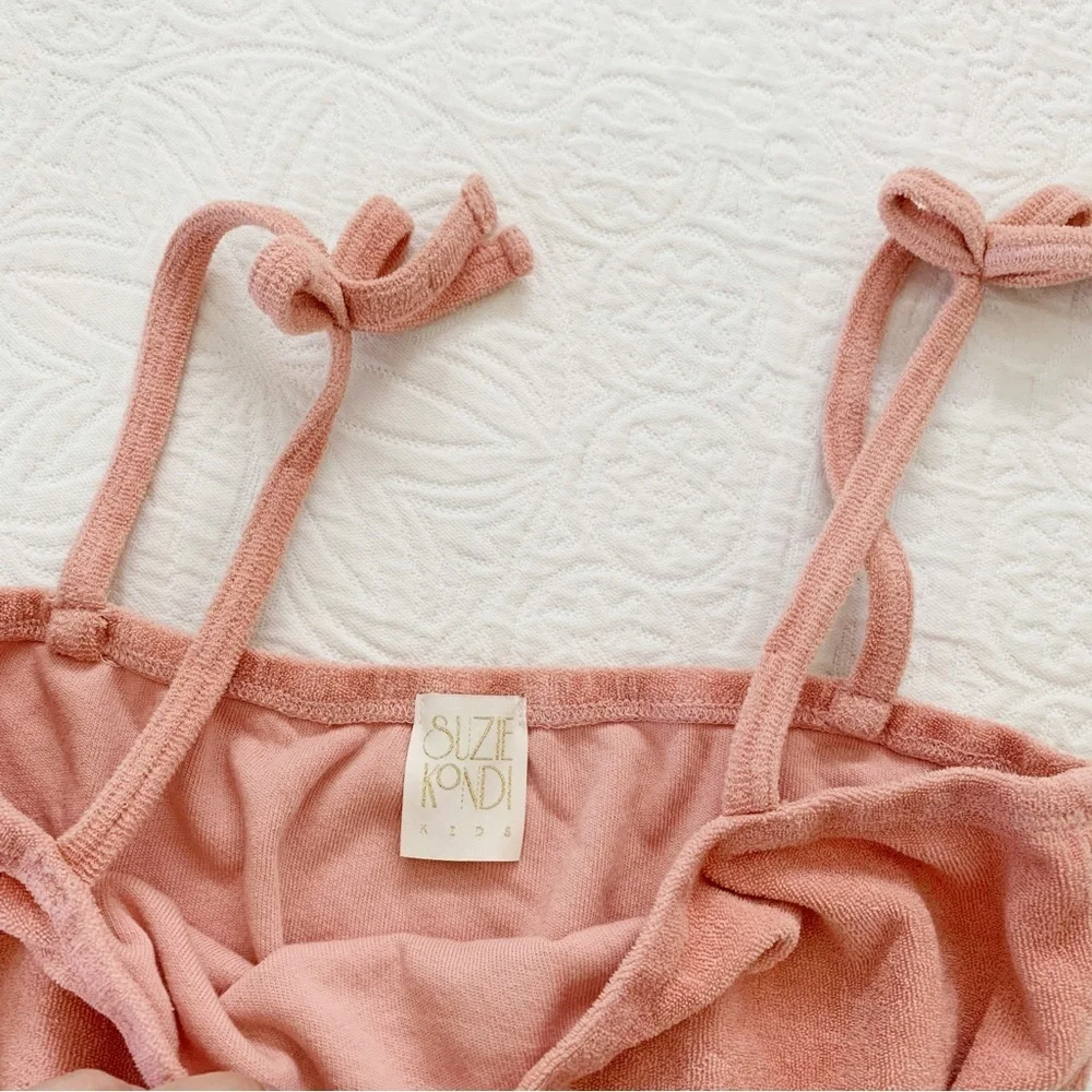 Suzie‎ Kondi Kids Cotton Terry Romper, Pink